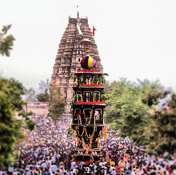 the jatra at hampi